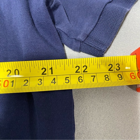 Polo Ralph Lauren Short Sleeve Polo Men's XL Custom Fit Blue Solid - Picture 6 of 6